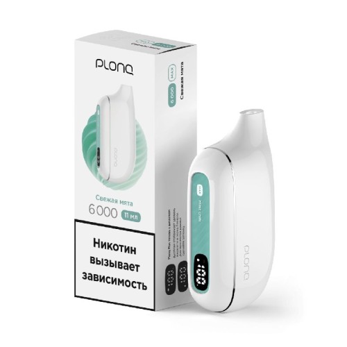 Электронная сигарета Plonq Max  Fresh mint (Плонг Макс Свежая мята)