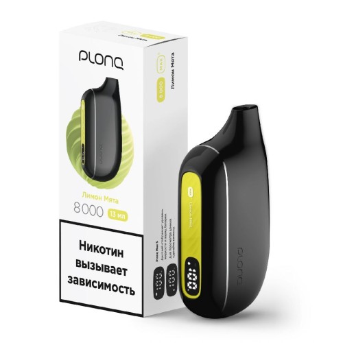 Электронная сигарета Plonq Max Smart Lemon Mint (Плонг Макс Смарт Лимон Мята)
