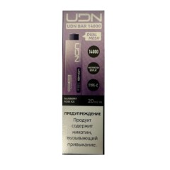 Электронная сигарета UDN BAR 14000 Чернично-розовое Мороженое