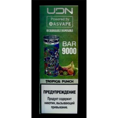 Электронная сигарета UDN BAR 9000 Tropical Punch (УДН Бар Тропический Пунш)