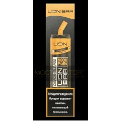 Электронная сигарета UDN BAR Peach Ice 6000 затяжек (УДН Бар Персик Лёд)