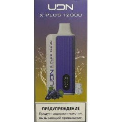 Электронная сигарета UDN X Plus 12000 Виноград лёд