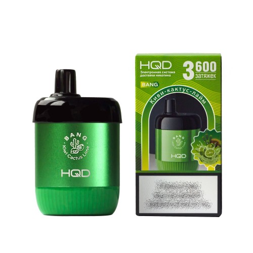 HQD Bang Kiwi Cactus Lime (hqd Бенг Киви Кактус Лайм)