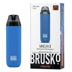 Перезаправляемая Под-Система Бруско Миникан 3 (Brusko Minican 3) 700 mah, Светло Синий