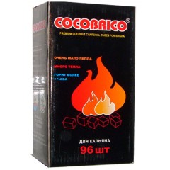 Уголь для кальяна кокосовый Сocobrico (96 куб)