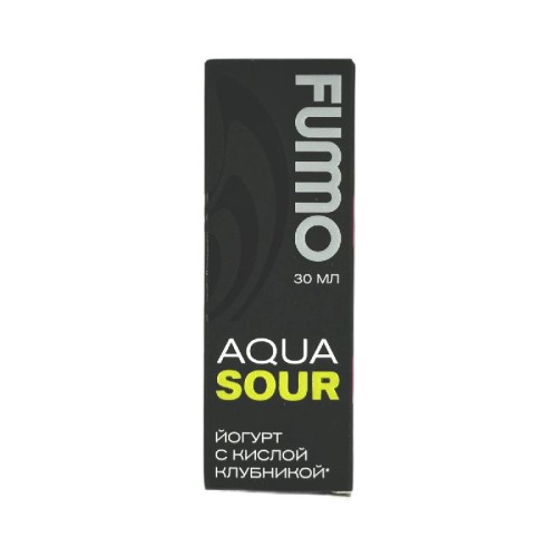 Жидкость FUMMO AQUA SOUR Йогурт С Кислой Клубникой 20mg 30ml
